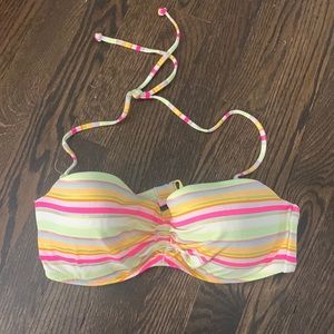 Victoria’s Secret bikini top + Striped + 36C